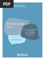 Download Service Public 20 by Institut de lentreprise SN173301076 doc pdf