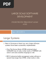 Software and Large Software Development