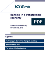 Banking in A Transforming Economy