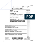 Edexcel GCE: Mechanic M3