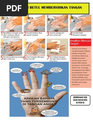 7 Langkah Betul Membersihkan Tangan Pdf