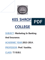 Kes Shroff College: Subject