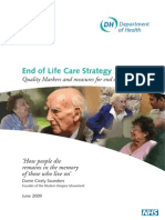 Quality Markers and Measures For End of Life Care