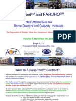 SwapRent (SM) and FARJHO (SM) - New Alternatives for Homeowners and Property Investors V7