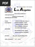 Terminacion Anticipada Trabajo