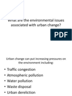 What Are The Environmental Issues Associated With Urban Change