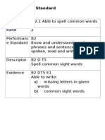 Performance Standard Year 2 SJK