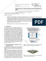 A 3-Dimensional Electromagnetic Shower Characterization and Its Application To