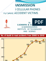 Sos Transmission: Through Cellular Phones To Save Accident Victims