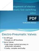 Development of Electro-Pneumatic Fast Switching Valve