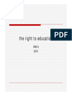 The Right To Education