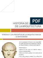 Historia de la teoría de la arquitectura