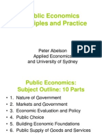 Public economics - Part 1