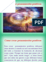 Cómo Crear Pensamientos Positivos