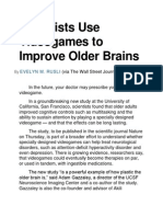 Videogames Can Improve Older Brains!!