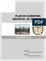 Plan de Gobierno