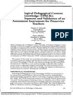 02-TPCK - Development and Validation of Assessment Instrument for Preservice Teachers