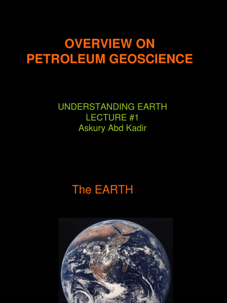 Overview of Petroleum Geoscience | PDF | Plate Tectonics | Radioactive ...