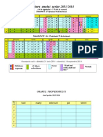 Structura Anului LÖcolar 2013 - 2014