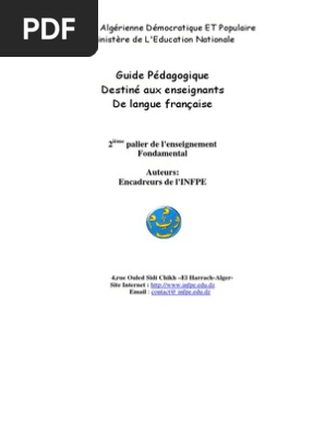 Didac Français Livre  PDF  Pédagogie  Question