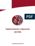 UC Implementacion y Operacion Del SGA
