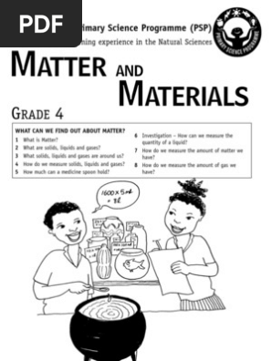 matter and materials grade 4 english pdf litre matter