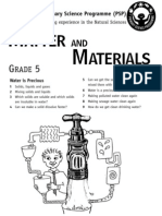 Matter and Materials (Grade 5 English)