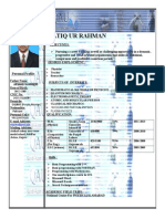 MSc Physics Resume ATIQ UR RAHMAN