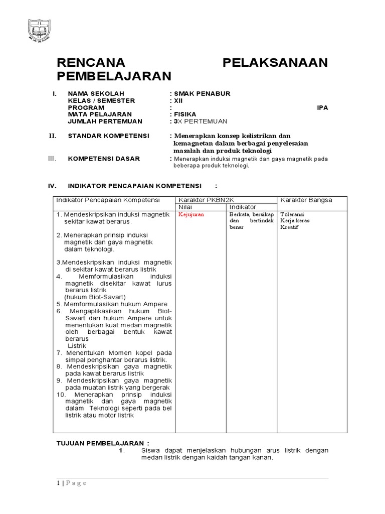 Rpp Gaya Lorentz