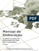 Manual de elaboração de PPA Municipal