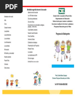 Prontuario Kindergarten 2013-2014