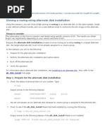 Cloning A Rootvg Using Alternate Disk Installation