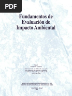 Fundamentos de Evaluacion Del Impacto Ambiental Bidced