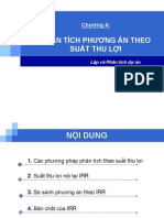 Chuong 4 - Phan Tich Phuong An Theo Suat Thu Loi