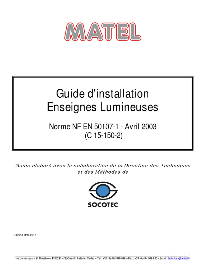 Comment Installer Un Condensateur 100 Nanofarad Sur Luminaire Schema Enseigne Lumineuse | PDF | Électricité | Tension électrique