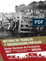 Metodo de Trabajo y Organizacion Popular MST de Brasil PDF