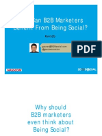 How Can B2B Marketers Benefit From Being Social