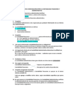 Banco de Preguntas Comparación Entre La Contabilidad Financiera y Administrativa