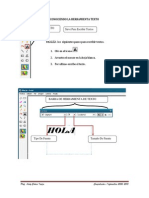 Conociendo La Herramienta Texto