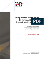 using mobile technology to enhance educational experience