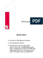 Ecrire Pour Le Web PDF