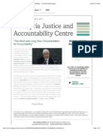 "The Short and The Long View: Documentation For Accountability" - The SJAC Weekly Update