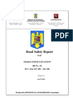 Road Safety Report: Maracineni Location BSN - 12