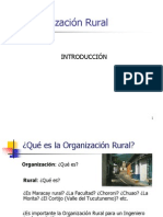 Introducción Org. Rural 2013