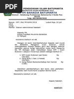 Contoh Surat Pemberitahuan Kelurahan