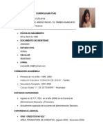 Curriculum Vitae Pamela Sindy Ypolo Zelaya