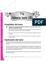 Guia para Docentes Matematica 1 - Tema 6 - Numeros Hasta 100