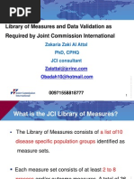 450-JCI Library of Measures Consultant Practicum Sept 2011