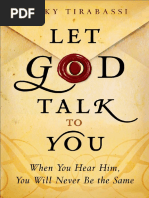 Let God Talk To You