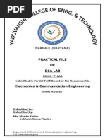 Dsa Lab Practical File